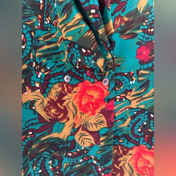 Vintage silky blazer blouse - Picture 5 of 8